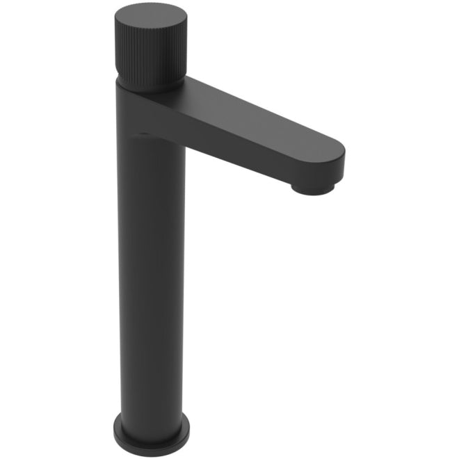 KaKa Matt Black Tall Basin Mixer Tap