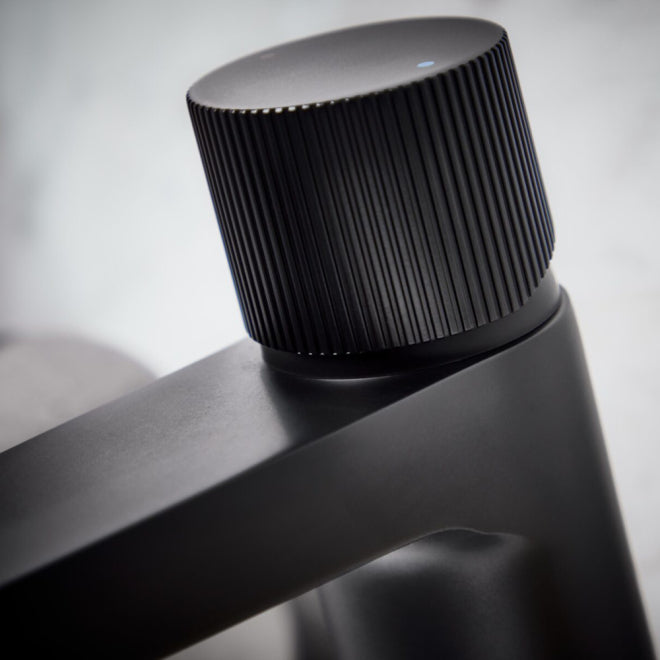 KaKa Matt Black Tall Basin Mixer Tap