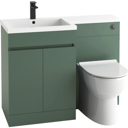 Kingdom 1100 Sage Green Bathroom Furniture Set
