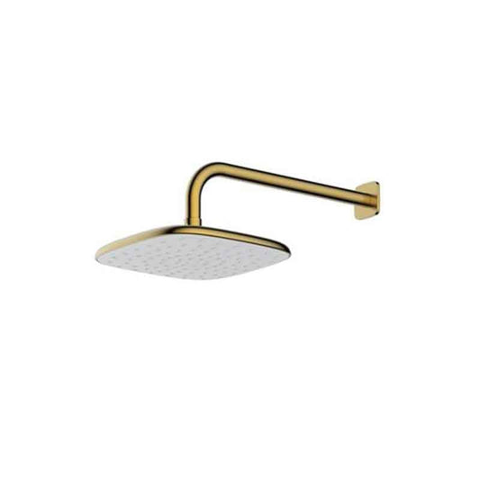 Rak Petit Square Wall Mounted Rain Shower Head - Brushed Gold RAKITA1017G