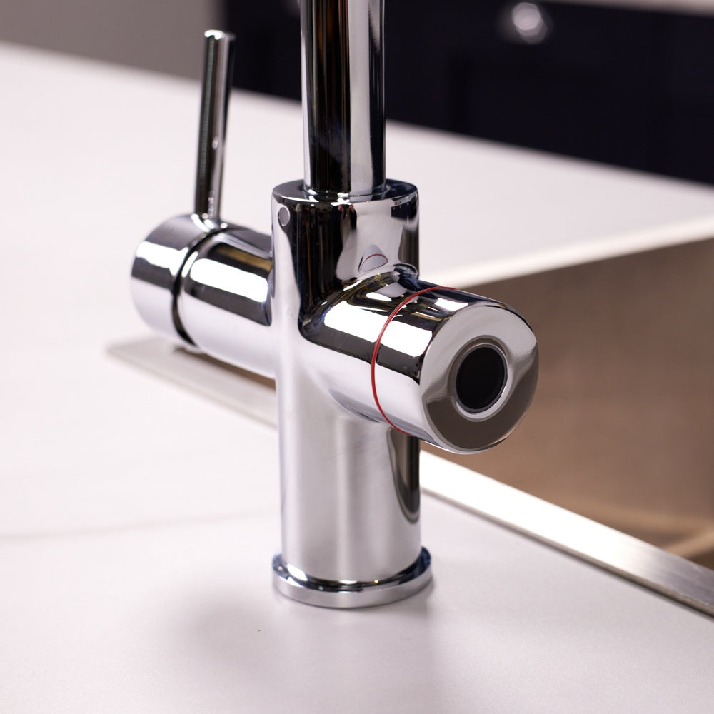 Impromta | Biometric Fingerprint 3-in-1 Kitchen Tap Kit | Square Neck | Chrome
