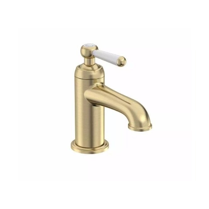 Lansdown Single lever Basin Mixer With Click Waste Brushed Brass TLD2504