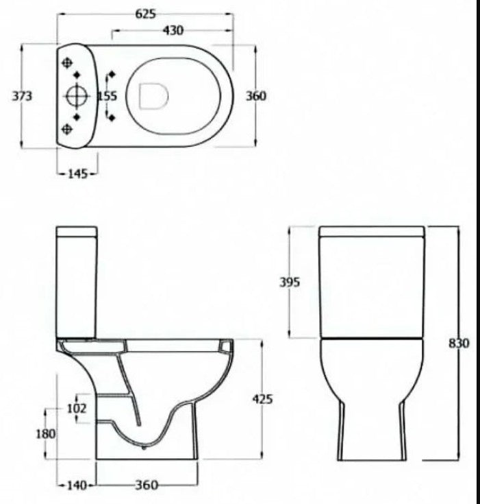 Complete Brushed Brass Tap Bathroom Suite, 1700 Bath, Shower Screen, Toilet, Basin and Pedestal, Brass Mura Taps, Thermostatic Shower, Wastes
