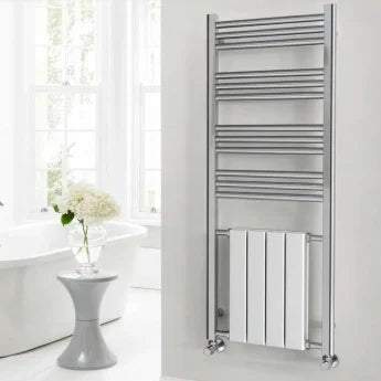 Harmony 1200 x 600 chrome with white radiator